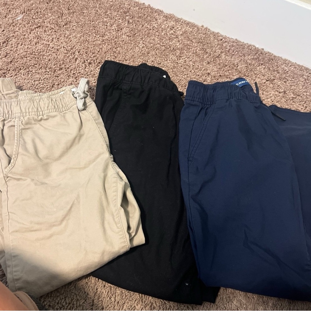 Old Navy Kids Casual Pants - Black, Navy, and Tan